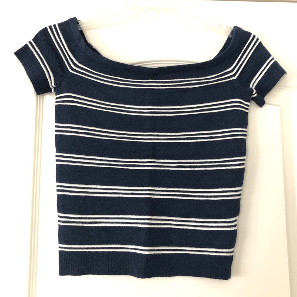 SOLD American Eagle Fitted Off the Shoulder Crop Top